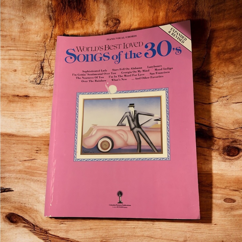 Vintage World's Best Loved Songs of the 30's Book